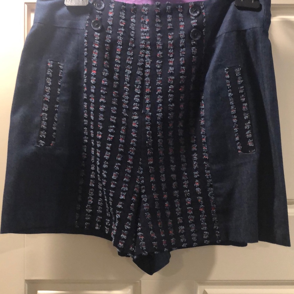 Anna Sui 10 high waisted shorts